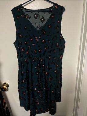Sleeveless Teal Cover Up